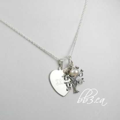 Family Tree Sterling Silver Necklace