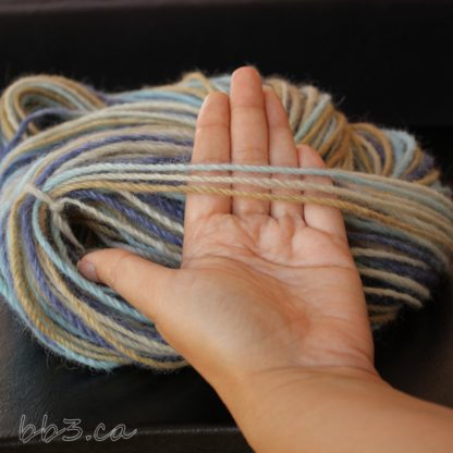 Handspun Yarn - 3-ply Alpaca - Beach House