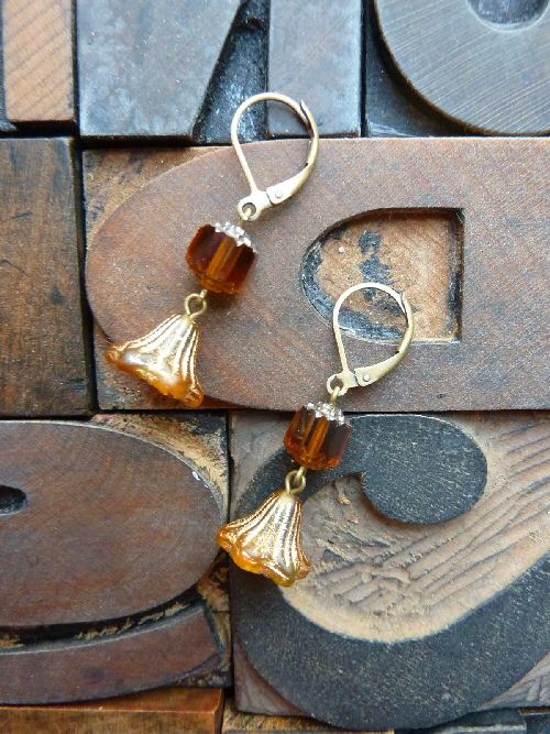 Dried Flower Earrings 