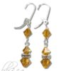 BRIDGET Earrings - Swarovski Crystal Dangles Choose Color