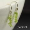 Sweet Peridot Chip Earrings