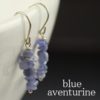 Blue Aventurine Chip Earrings