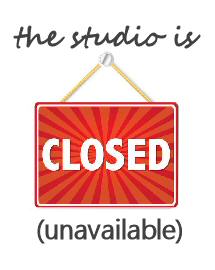 Studio Closed for the Long Weekend - leilani handmade