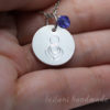 babywearing insternational charm sterling silver engraved