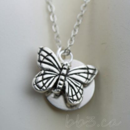 Keepsake Butterfly Necklace Sterling Silver