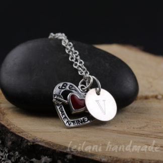 be my valentine charm necklace