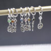 peace sign stitch markers