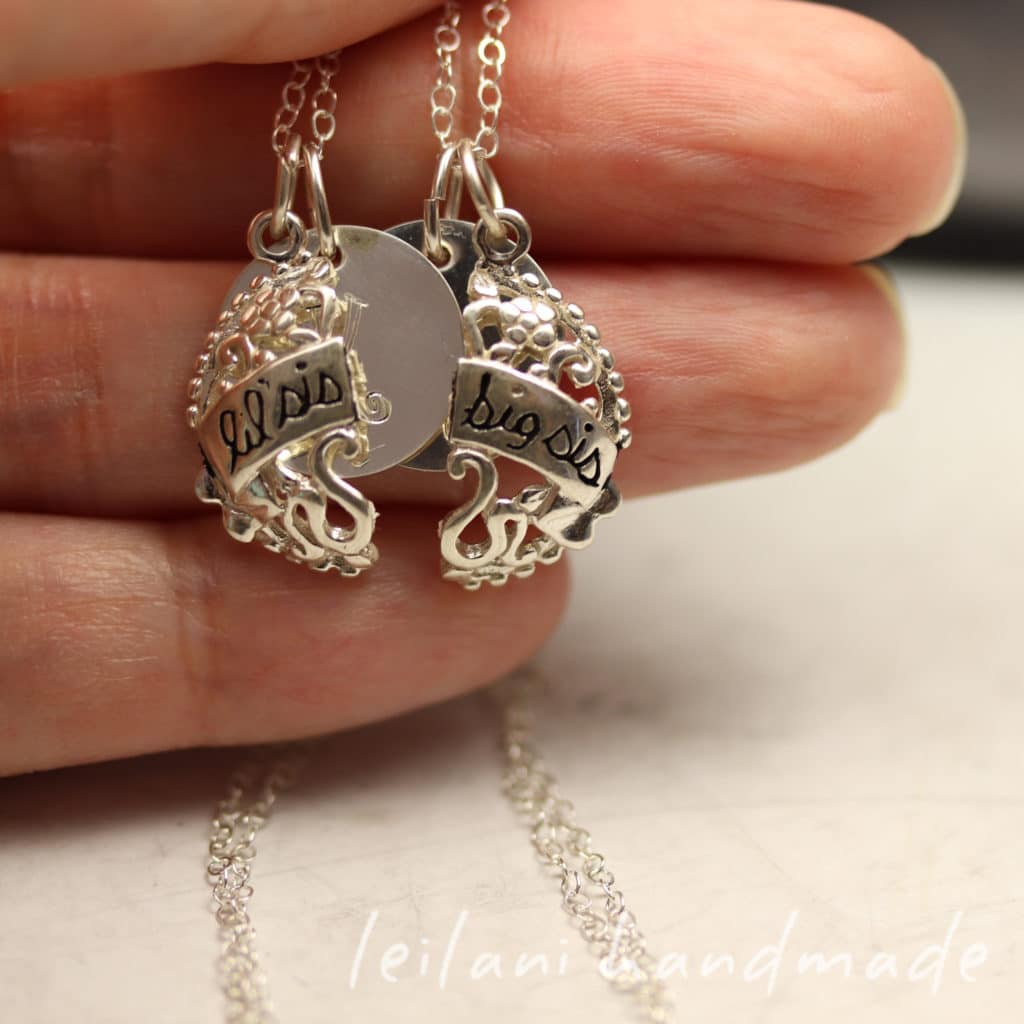 Matching Sister Necklaces - leilani handmade