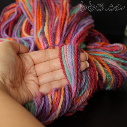 Handspun Yarn - Rainbow Sherbet