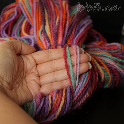 Handspun Yarn - Rainbow Sherbet