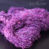 Handspun Yarn - Bouclé purple - mohair and cotton