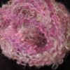 Handspun Yarn - art yarn - leicester longwool locks plied with silk