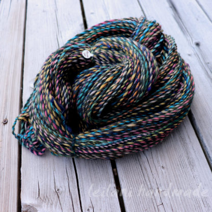 earthy ranbow handspun yarn