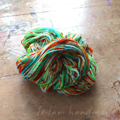 colorful speckle dye indie dyed yarn