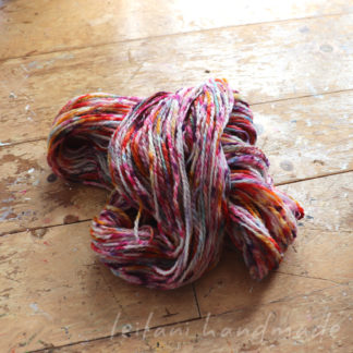 speckled dyed merino handspun yarn NY93
