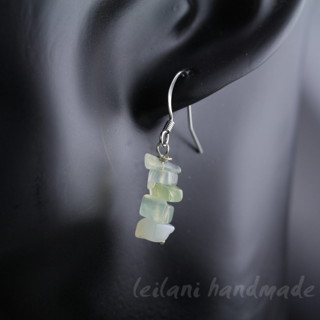 serpentine chip earrings