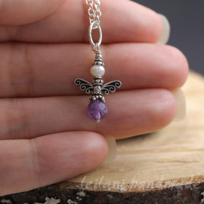 swarovski crystal fairy charm necklace