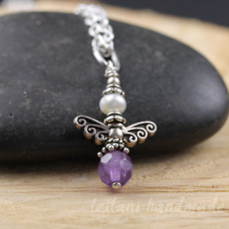 swarovski crystal fairy charm necklace