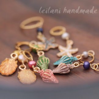 shell stitch marker set set of 8