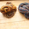 handspyn yarn destash orange and blue