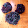 experiment art yarn sets deel blues greens purples