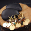 set of 10 engraved 0 to 9 stitch markers for knitting and crocheting