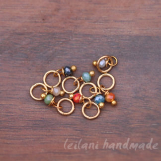 set of 8 stitch markers for US4 or smaller needles