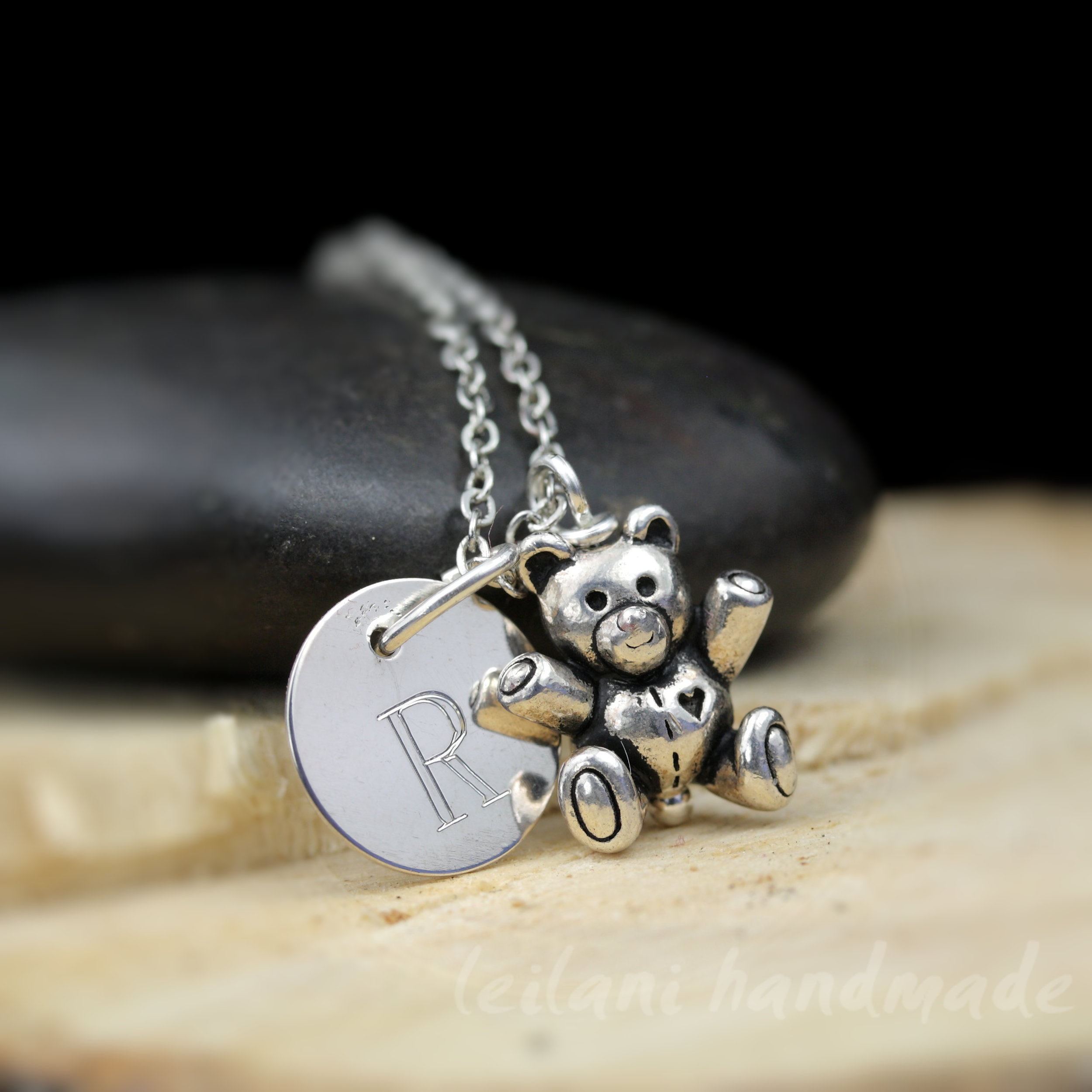  Manatee charm necklace, animal necklace, personalized, initial,  monogram, manatee, animal jewelry : Handmade Products