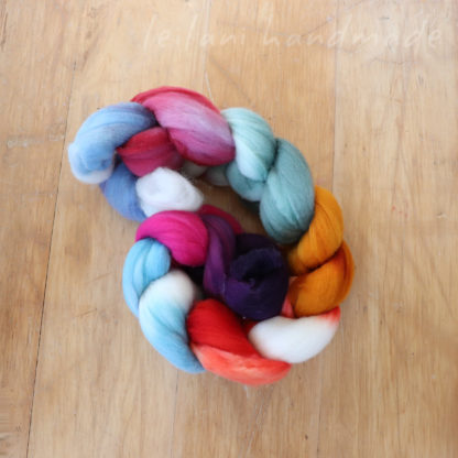 merino hand dyed roving color number 40