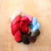 3.5oz merino fiber braid hand dyed color 13