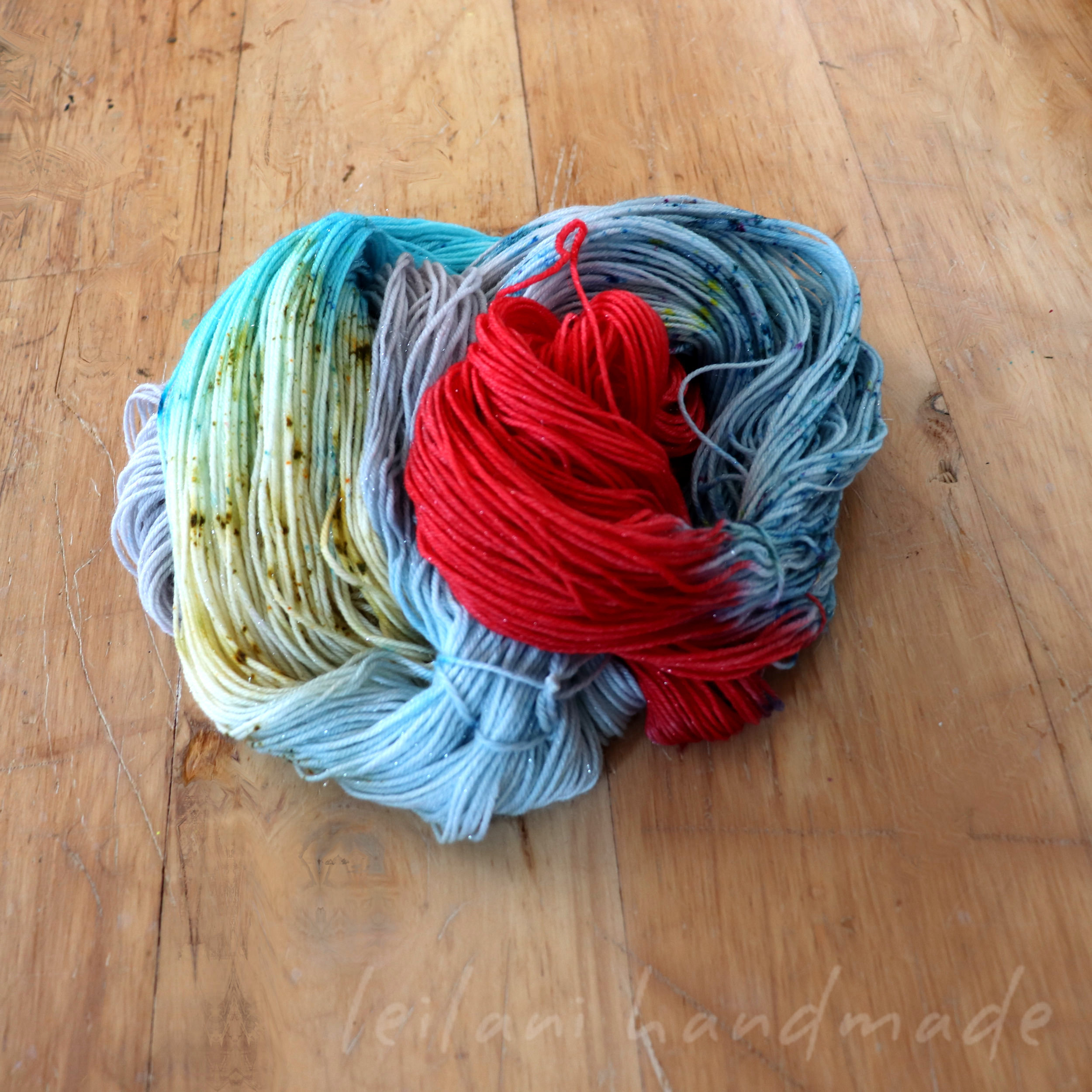 merino sock yarn hand dyed color scheme 3