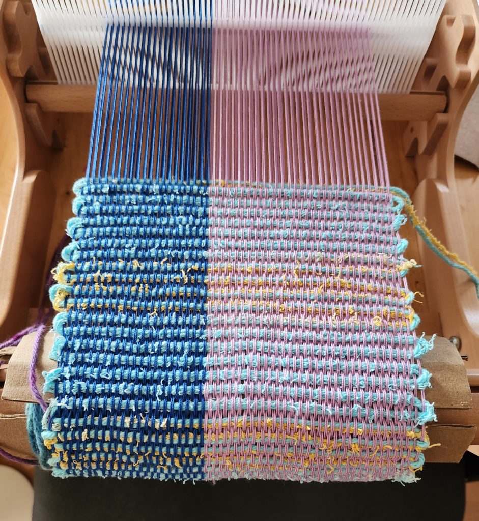 current weaving project